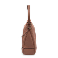 Microguccissima Shoulder Bag Large Pink in Guccissima Leather, Gold hardware