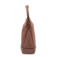 Microguccissima Shoulder Bag Large Pink in Guccissima Leather, Gold hardware