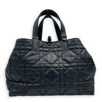 Toujours Large Black Tote Bag in Calfskin, Gold hardware