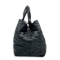 Toujours Large Black Tote Bag in Calfskin, Gold hardware