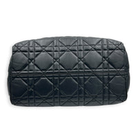 Toujours Large Black Tote Bag in Calfskin, Gold hardware