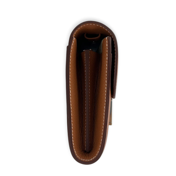 Constance To Go Gold Wallet On Chain in Evercolor, Palladium hardware