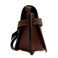 Gate Crossbody Bag Brown in Calfskin
