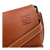Gate Crossbody Bag Brown in Calfskin