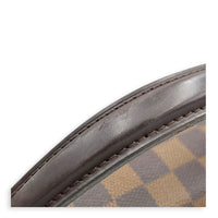 Croisette Shoulder Bag Ebene in Coated Canvas, Gold hardware