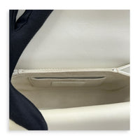 Jolie Mini White Shoulder Bag in Calfskin, Gold hardware