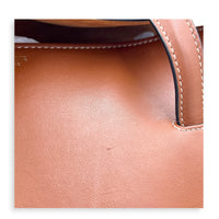 16 Tote Bag Brown in Calfskin, Gold hardware