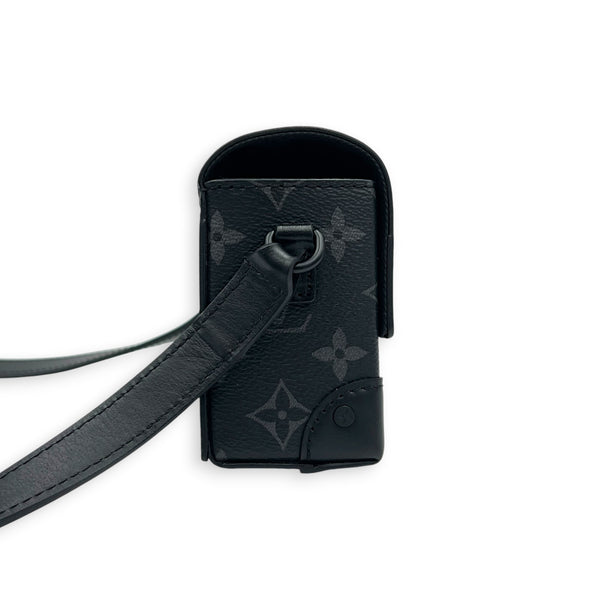 Steamer Monogram Eclipse Crossbody Bag in Monogram Coated Canvas, Gunmetal hardware