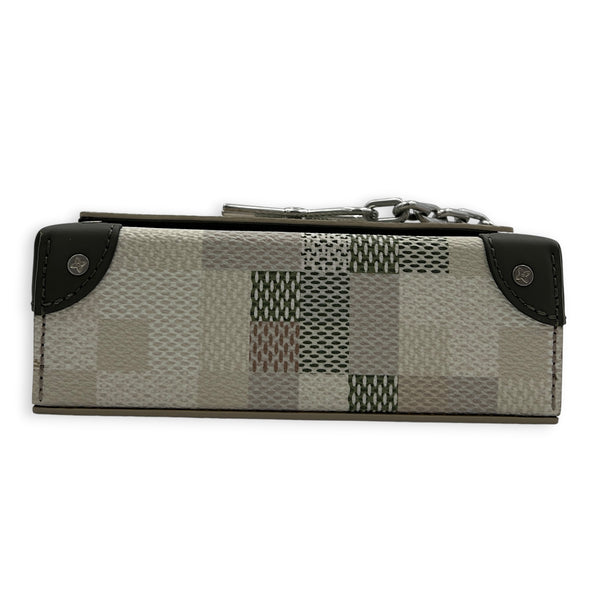 Steamer Damoflage D16 Crossbody Bag in Coated Canvas, Silver hardware