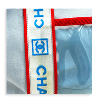 Sport Line Surfing Tote Blue Top Handle Bag in Canvas