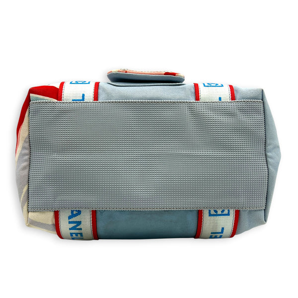 Sport Line Surfing Tote Blue Top Handle Bag in Canvas