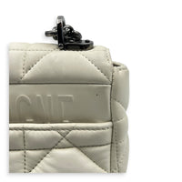 Caro Shoulder Bag Small Latte in Lambskin, Gunmetal hardware