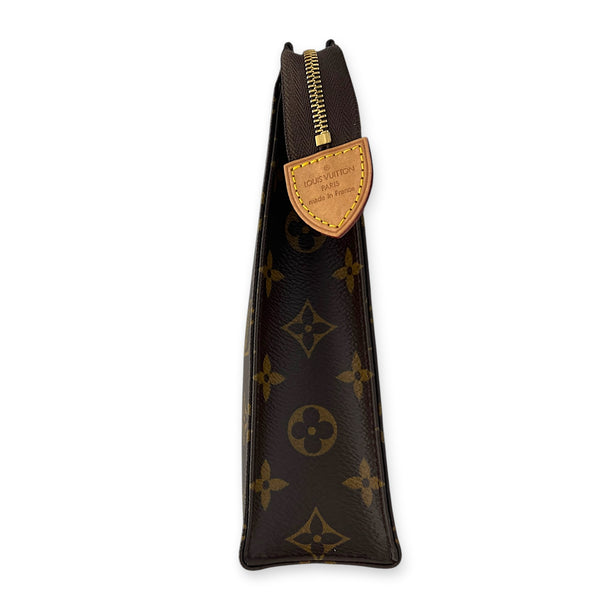 Pochette Toilette Monogram Pouch in Monogram Coated Canvas, Gold hardware