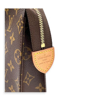 Pochette Toilette Monogram Pouch in Monogram Coated Canvas, Gold hardware