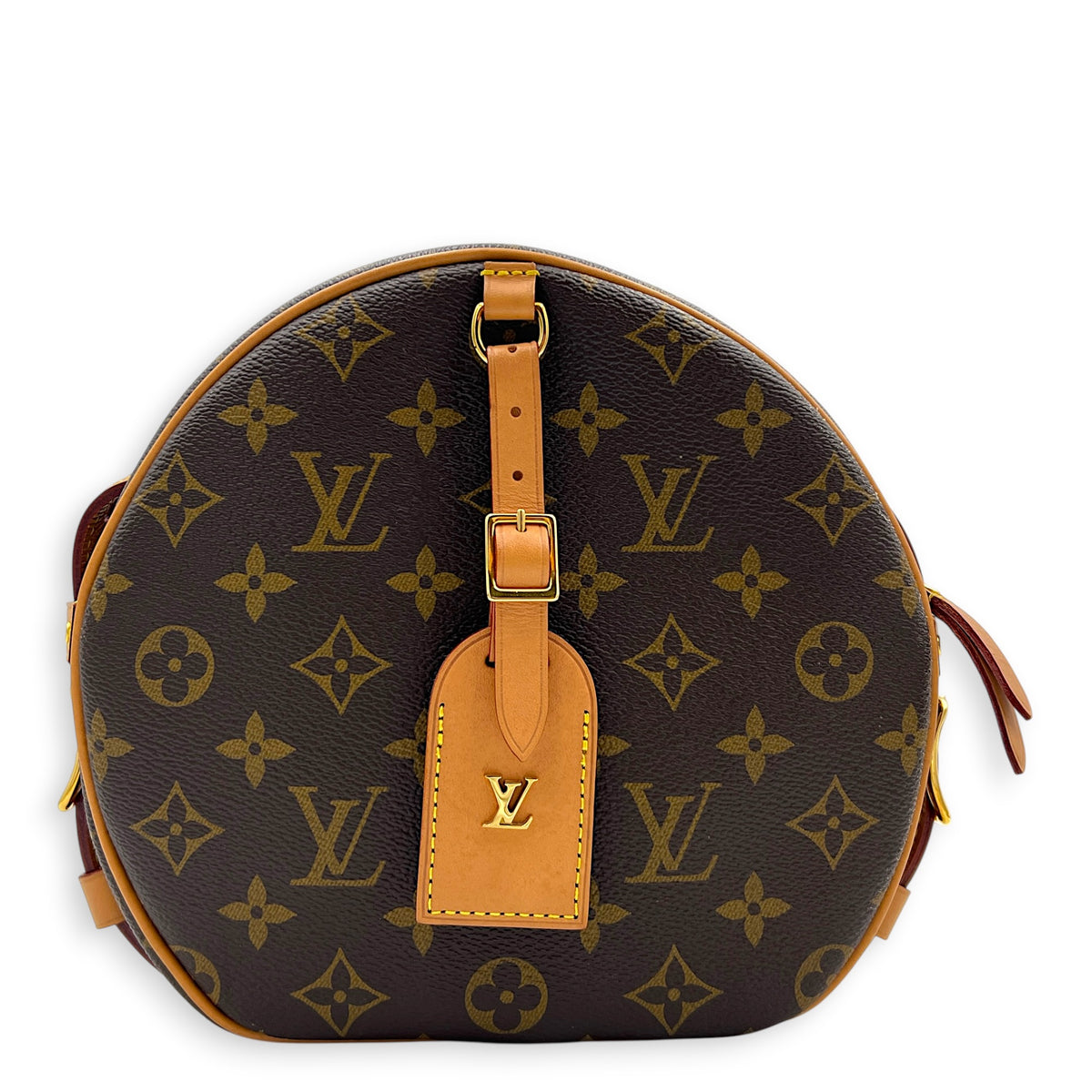 Boite a Chapeau Crossbody Bag MM Brown in Monogram Coated Canvas