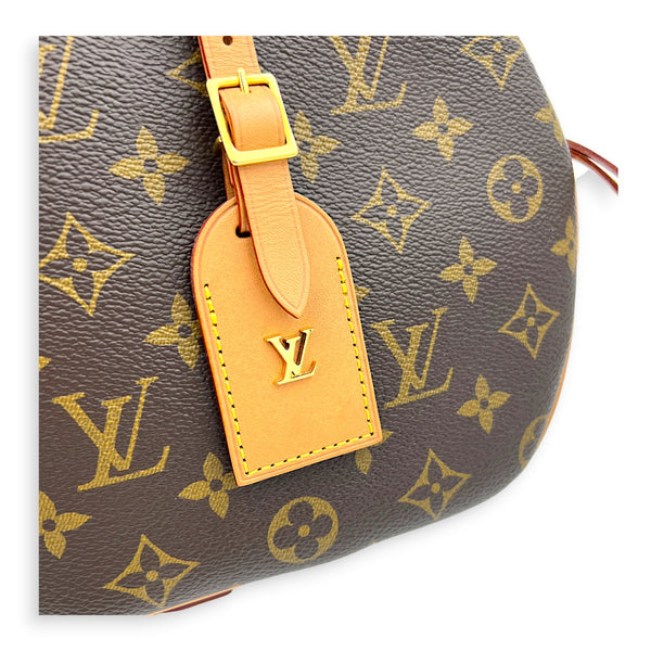 Boite a Chapeau Crossbody Bag MM Brown in Monogram Coated Canvas