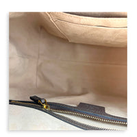 Ophidia Tote Bag Large Beige Ebony, Gold hardware