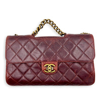 Perfect Edge Shoulder Bag Red in Calfskin, Gold hardware