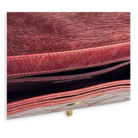 Perfect Edge Shoulder Bag Red in Calfskin, Gold hardware