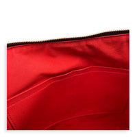 Siena GM Brown Top Handle Bag in Coated Canvas, Gold hardware