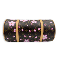 Papillon Shoulder Bag Cherry Blossom x Murakami in Monogram Coated Canvas, Gold hardware