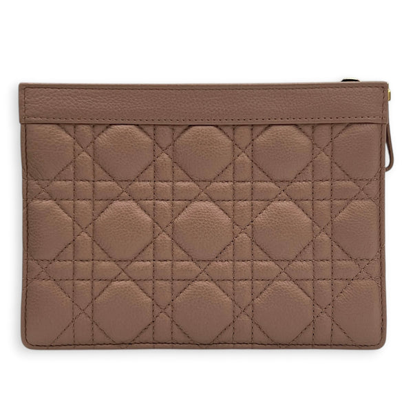 Caro Wallet On Chain Pink in Calfskin, Gold hardware