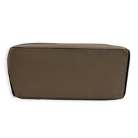Puzzle Small Beige Top Handle Bag in Calfskin, Gold hardware