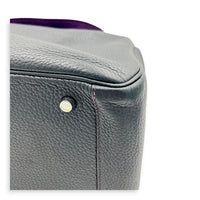 Lindy 34 Eclat Bleu Obscur/ Ultraviolet Shoulder Bag in Clemence, Palladium hardware