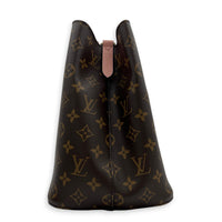 NeoNoe Shoulder Bag MM Brown in Monogram Coated Canvas, Gold hardware