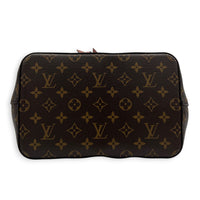 NeoNoe Shoulder Bag MM Brown in Monogram Coated Canvas, Gold hardware