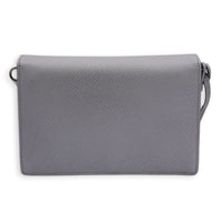 Sound Purple Crossbody Bag in Saffiano Leather,  hardware