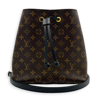 NeoNoe Bucket Bag MM Brown in Monogram Coated Canvas