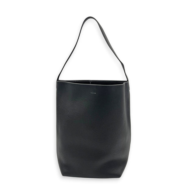 Park N/S Large Black Tote Bag in Calfskin
