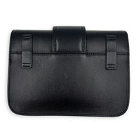 Cahier Belt Bag Black in Calfskin, Gold hardware