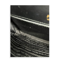 Cahier Belt Bag Black in Calfskin, Gold hardware