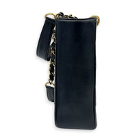 PST Black (recoloured) Tote Bag in Caviar Leather, Gold hardware