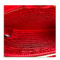 Galleria Top Handle Bag Red in Saffiano Leather, Gold hardware