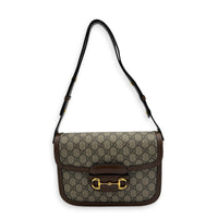 Horsebit 1955 Brown Shoulder Bag in, Gold hardware