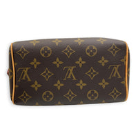 Speedy Bandouliere Top Handle Bag 20 Brown in Monogram Coated Canvas, Gold hardware