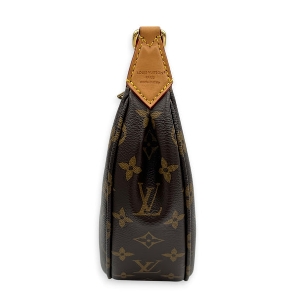 Looping Shoulder Bag Brown in Monogram Coated Canvas