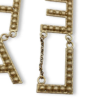 Gold Earrings in Chanel, Light Gold hardware