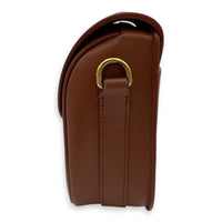 Christian Dior Bobby Shoulder Bag Brown in Calfskin, Gold hardware_3