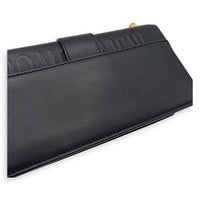 Christian Dior Montaigne Shoulder Bag Black in Calfskin, Gold hardware_12