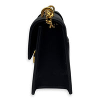 Christian Dior Montaigne Shoulder Bag Black in Calfskin, Gold hardware_3