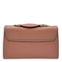 Gucci Guccissima Shoulder Bag Pink in Calfskin, Gold hardware_2
