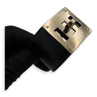 Hermès Kelly Dog Small Black in Calfskin, Palladium hardware_4