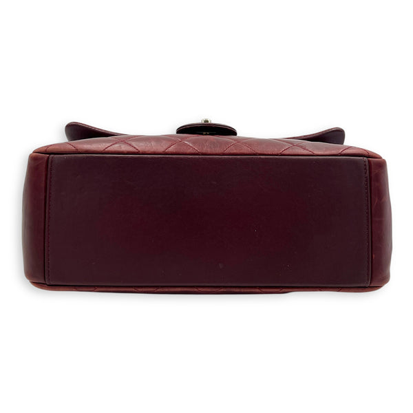 CC Top Handle Bag Red in Calfskin, Gold hardware