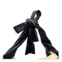 Jacket Crossbody Bag Black in Lambskin, Gold hardware