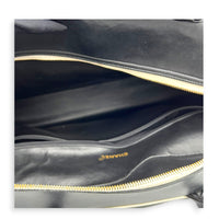 CC Bowling Top Handle Bag Black in Calfskin, Gold hardware