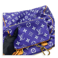 P9 Speedy Bandouliere 40 Purple Top Handle Bag in Taurillon Leather, Gold hardware